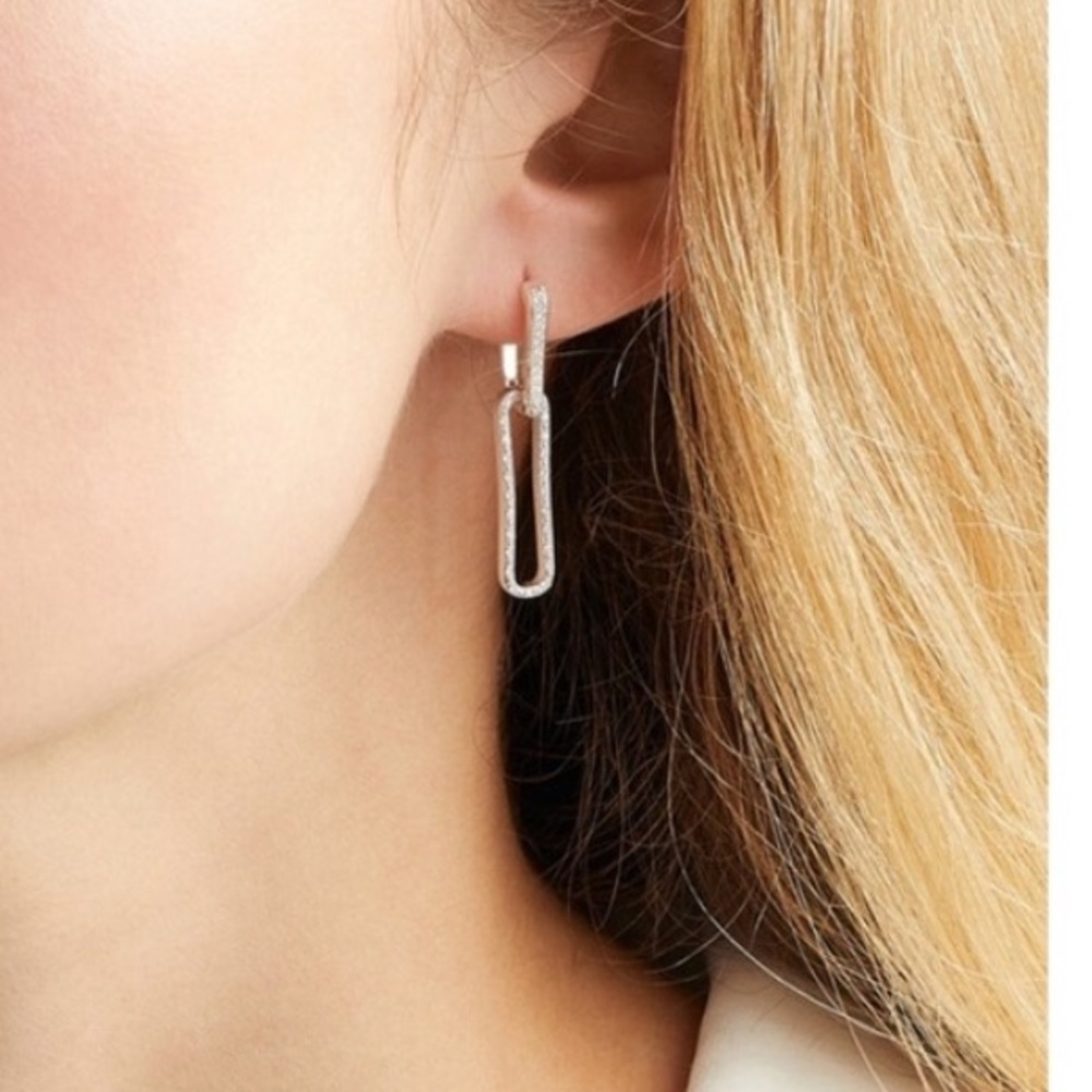 Monica Vinader Alta Capture Diamond Earrings